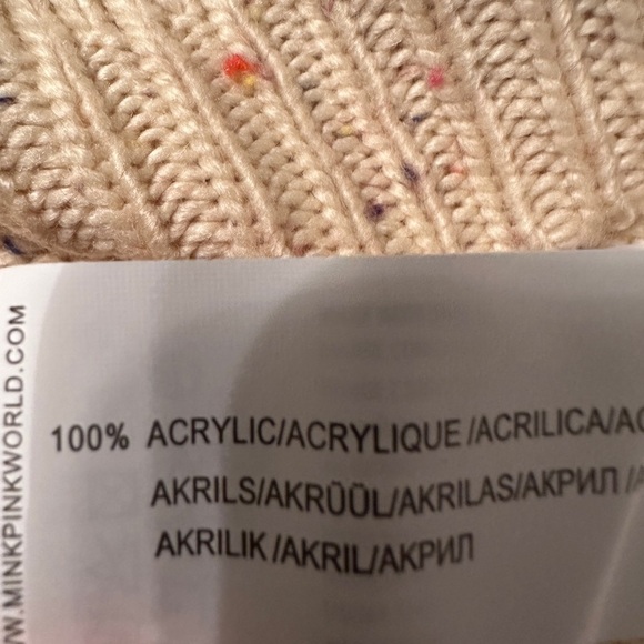 Mink Pink Sabrina Pom Pom Sweater - NWT - Size M - Picture 9 of 12